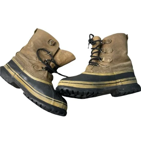 SOREL Men\'s Vintage Kaufman Caribou Tan Leather Waterproof Snow Boots *No Size* CARIBOU™ Men main image 2